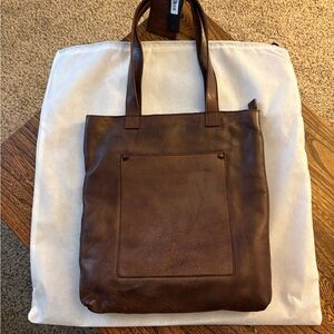 Latico Larkspur Brown Leather Tote Bag